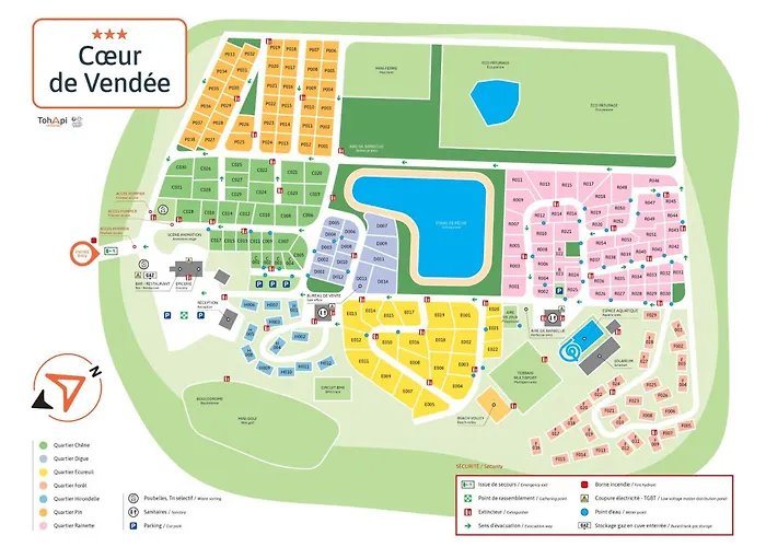 Kemping Mobil-home 6 Pers - Coeur De Vendee - Puydufou La Boissière-de-Montaigu